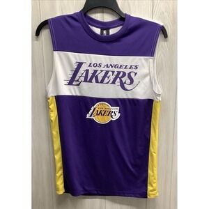 NBA Men's (Size S) Sleeveless Pullover Crew Neck Muscle Shirt LA Lakers‎